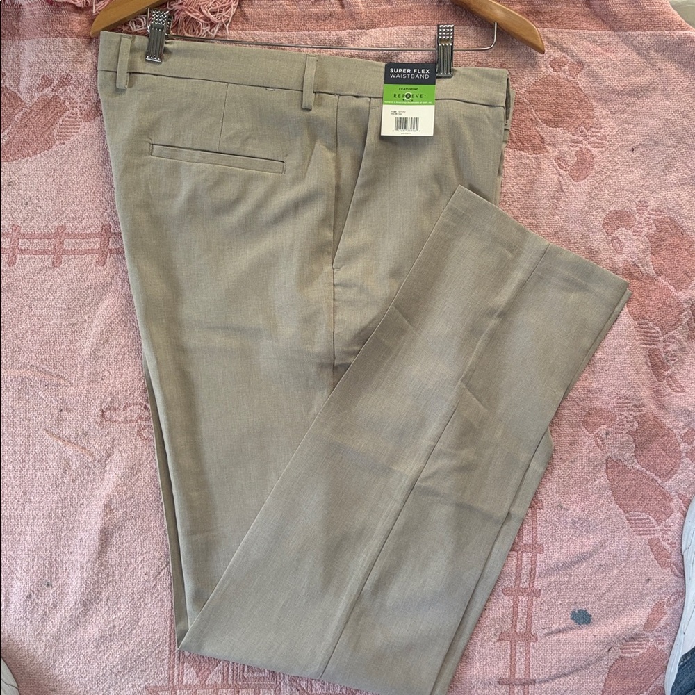 Kenneth Cole Light Tan Dress Pants 36x34